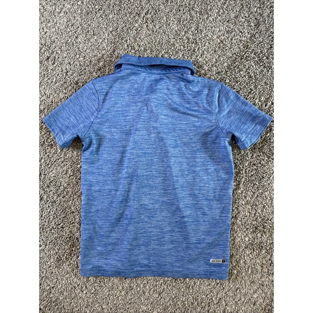 Old Navy Active Go Dry Kids Polo Shirt Blue Size S